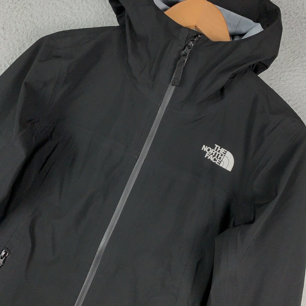 The North Face Rain Jacket Womens XS Black Dryzzle Flex FutureLight Shell Hooded - Picture 3 of 12